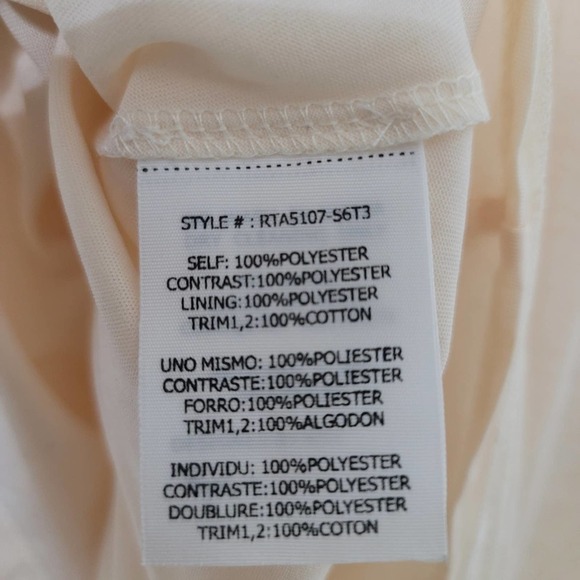 Ryu Top Small‎ Cream Lace Knit Sleeveless Tank Boho Peasant Flowy Hi Low Hem Y2K - Picture 7 of 10